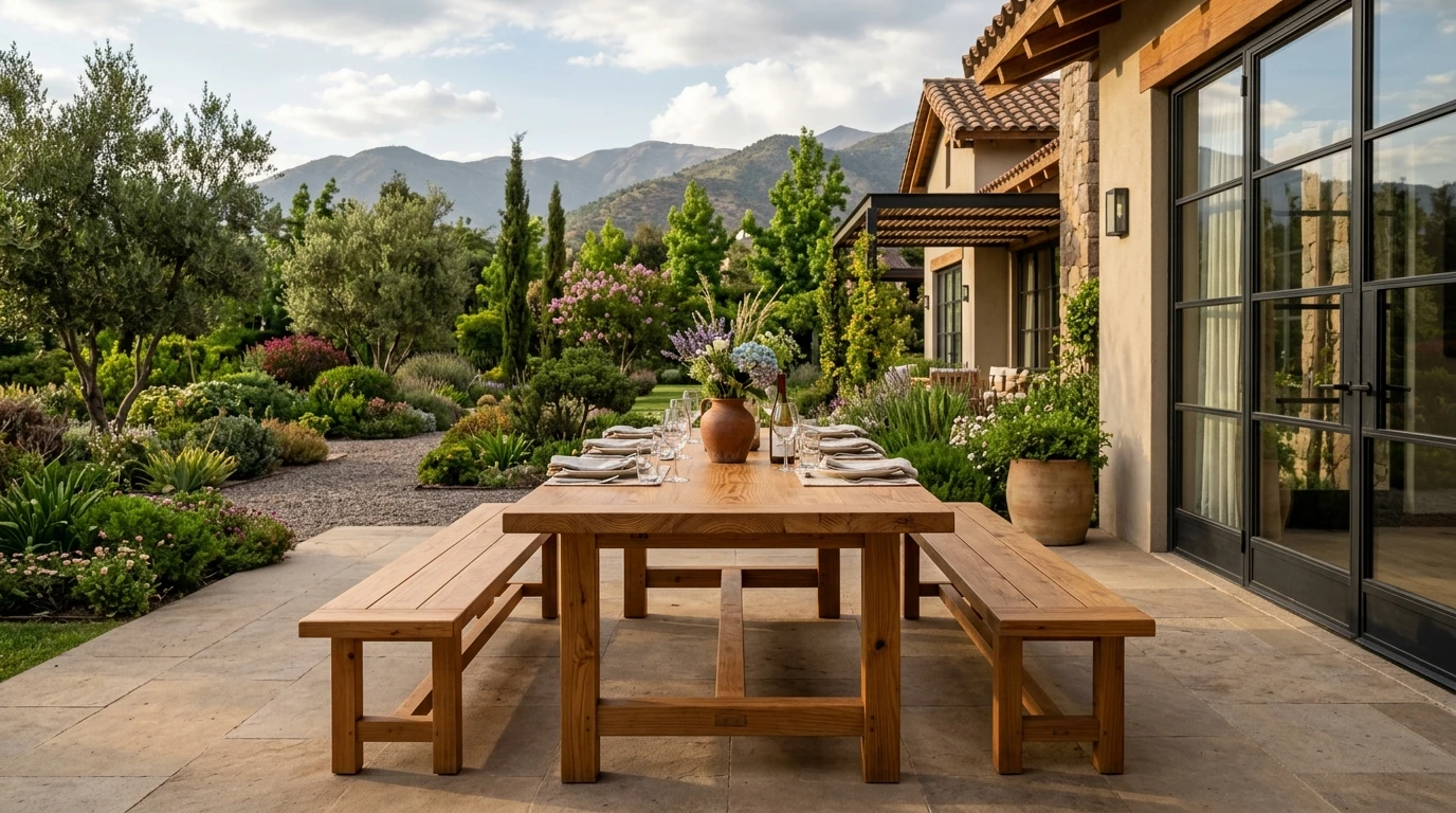 Mueble de terraza resistente para exterior